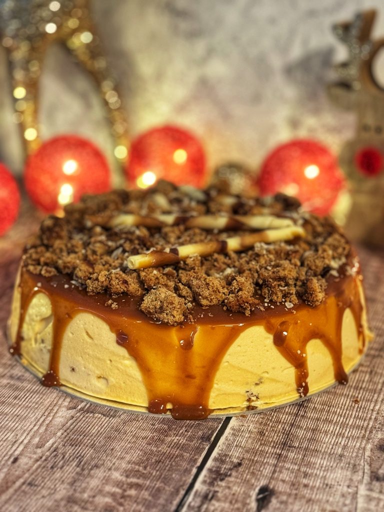 Sticky toffee pudding ice cream cake